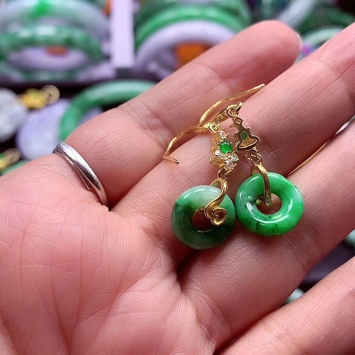 颈饰银S925镶嵌翡翠翡翠