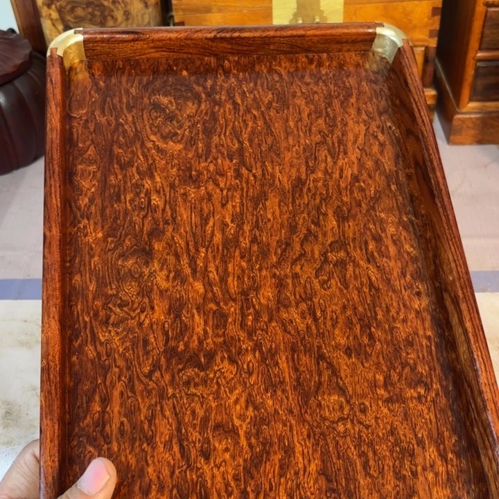 木用****3缅甸花梨独板托盘
