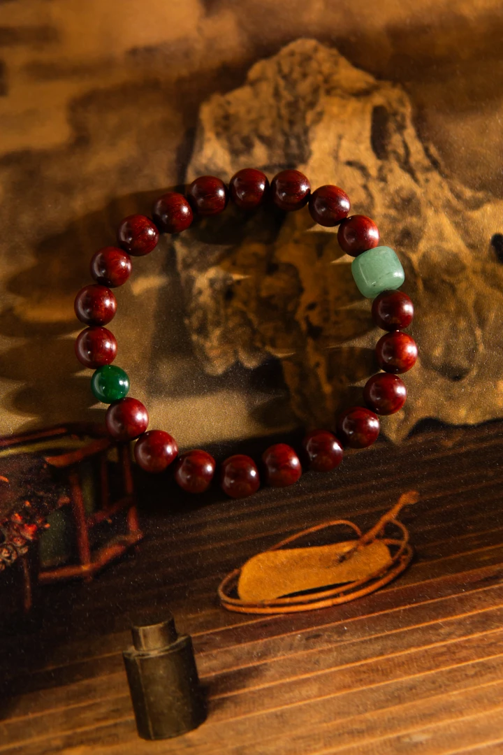 福运连绵·印度小叶紫檀经典单圈手串