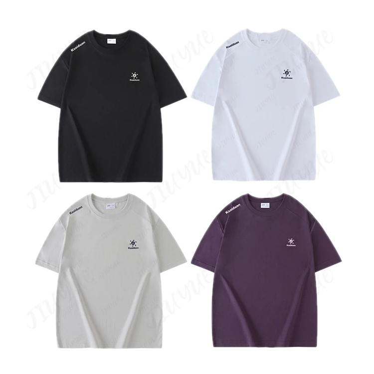 莱赛尔天丝冰感抑菌棉户外休闲硅胶小太阳皮标短袖 6001