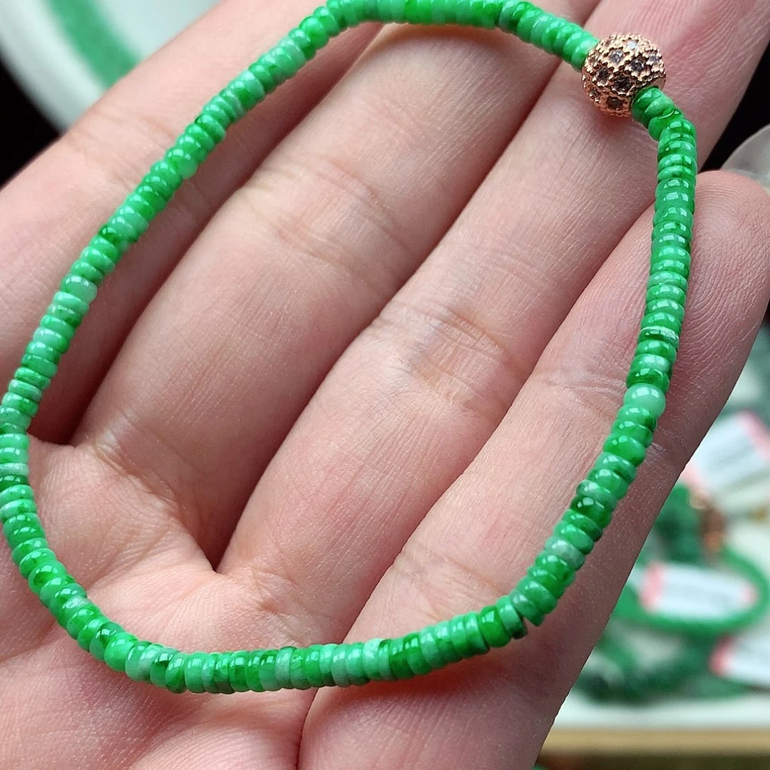 未镶嵌手链翡翠翡翠