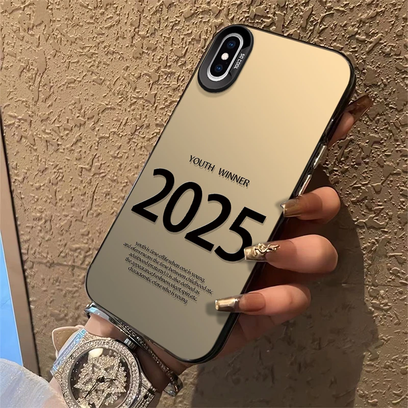 适用于【苹果】XSMax创意简约2025个性男女新款防摔手机壳