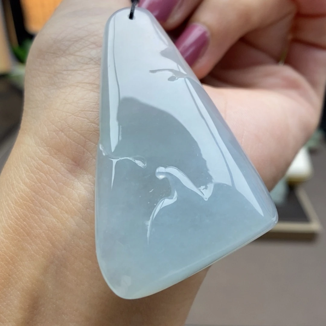 翡翠未镶嵌颈饰吊坠80