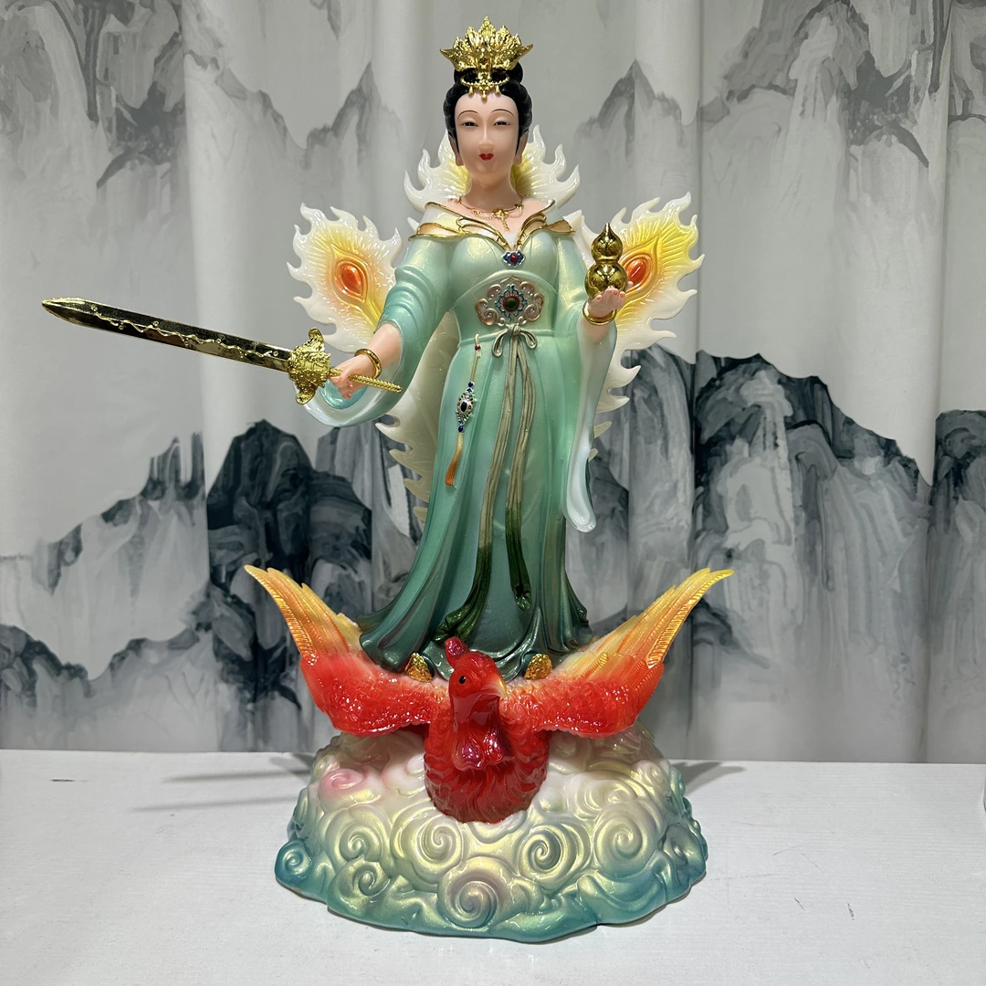汉白玉九天玄女神像无极元君九天玄母天尊像玄阳元女圣母娘娘真身