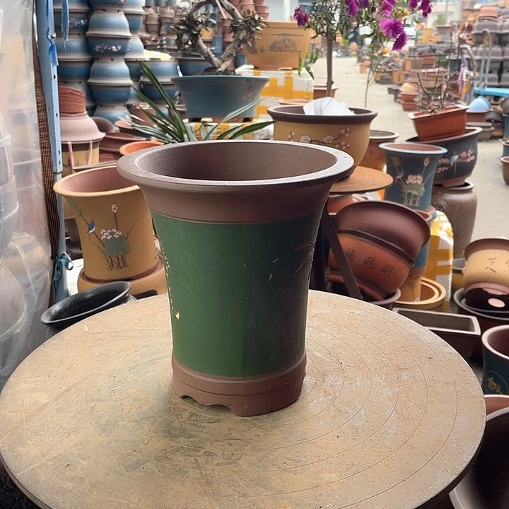 红陶宜兴紫砂花盆123