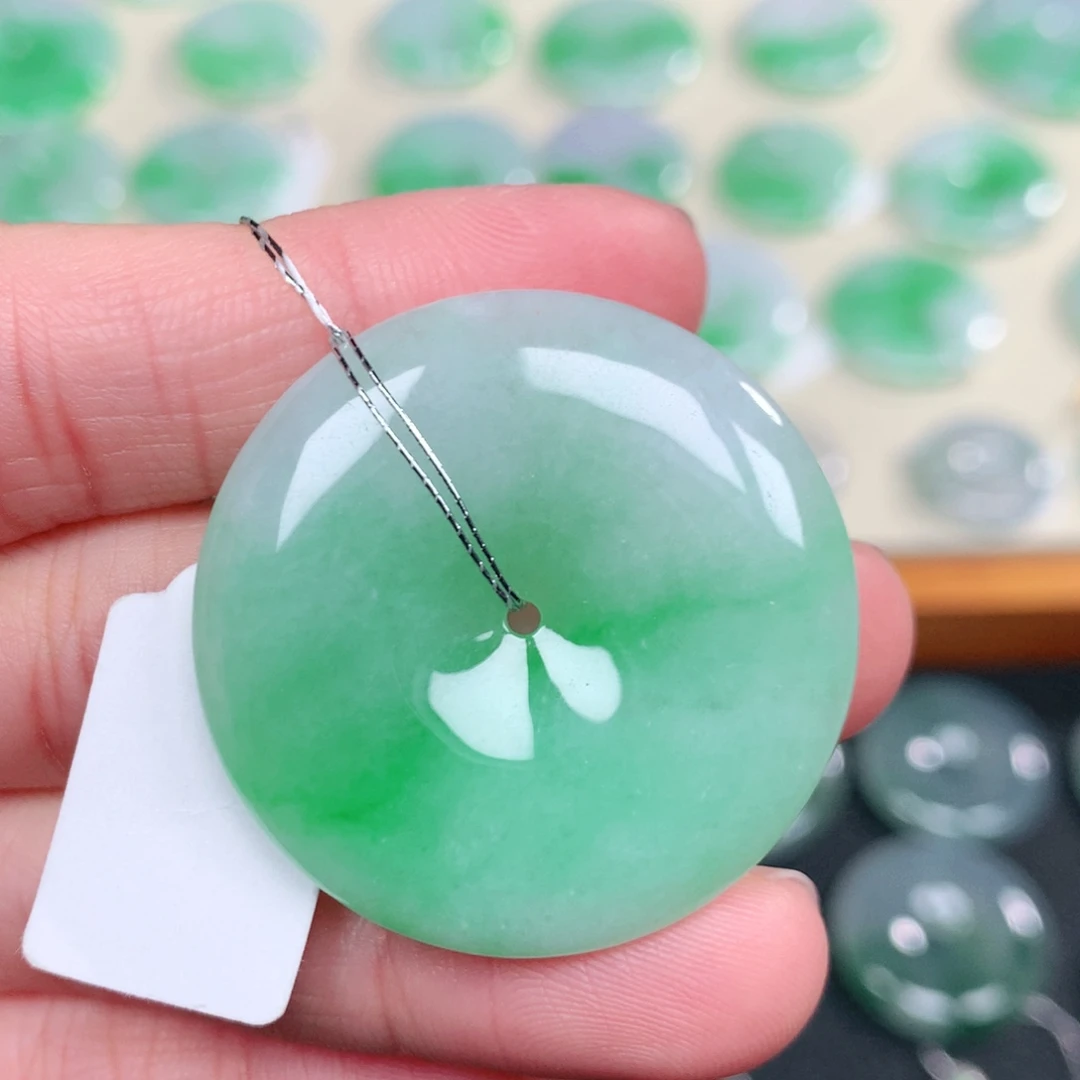 翡翠未镶嵌颈饰35.2-5.9