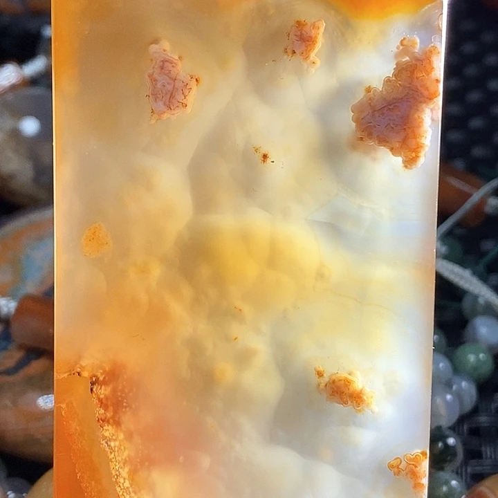 蓝***吗未镶嵌颈饰玛瑙/玉髓