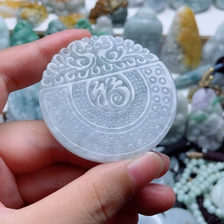 吊坠(不含链)未镶嵌翡翠1