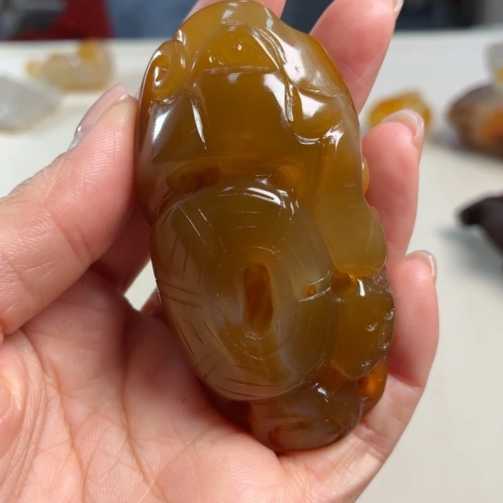 玛瑙/玉髓未镶嵌吊坠(不含链)