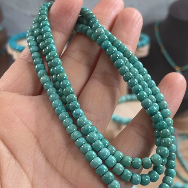 未镶嵌绿松石项链