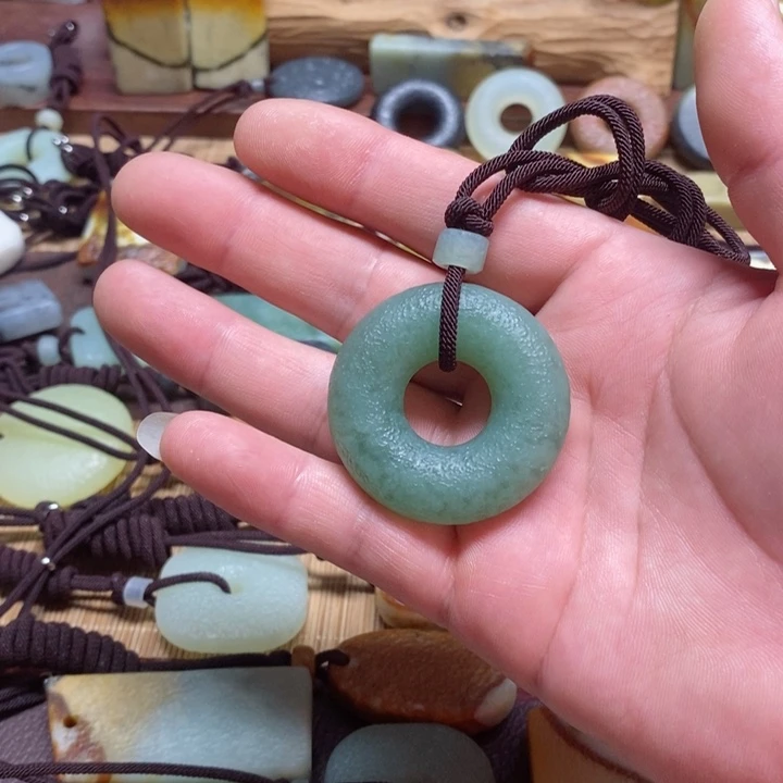 蛇纹石玉挂件未镶嵌用****5