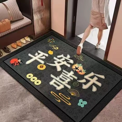 硅藻泥吸水防滑地毯地垫(按编号下单)