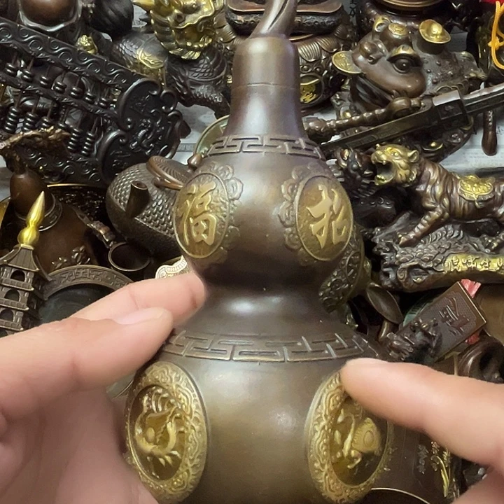 顺顺利利，铜器摆件