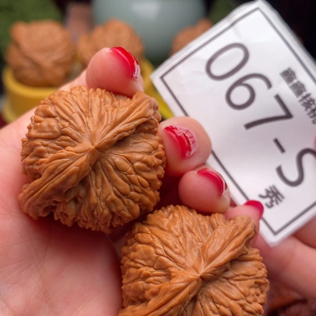 把件文玩核桃白狮40