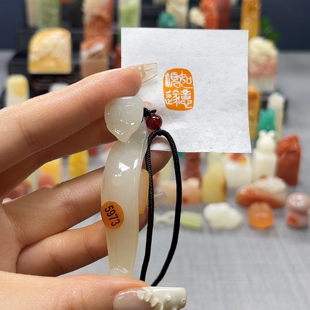 寿山石印石包邮包刻5973
