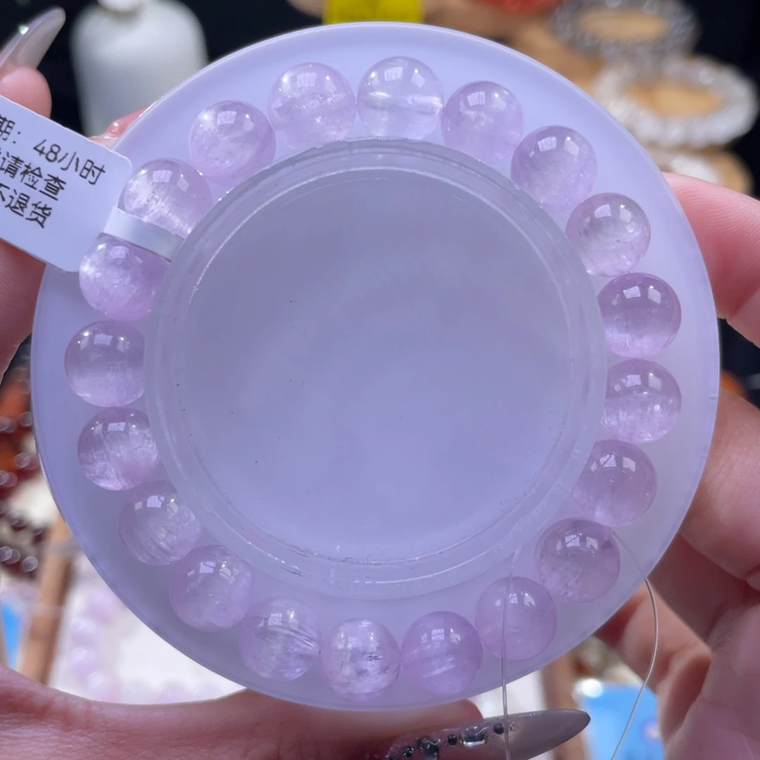 锂辉石手串未镶嵌