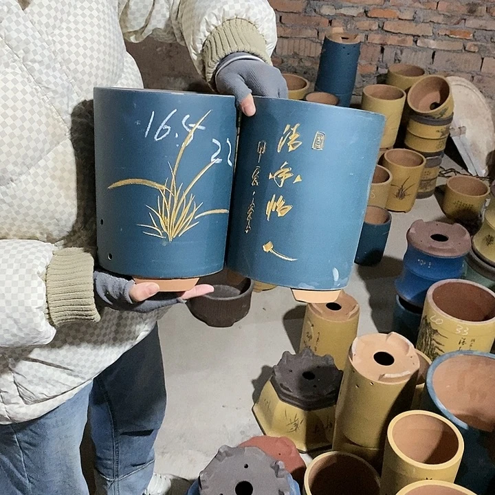 紫砂花盆紫砂花盆