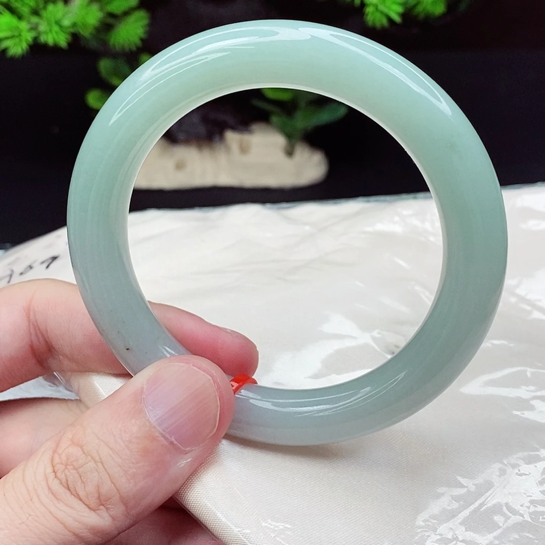 未镶嵌手镯翡翠59圈