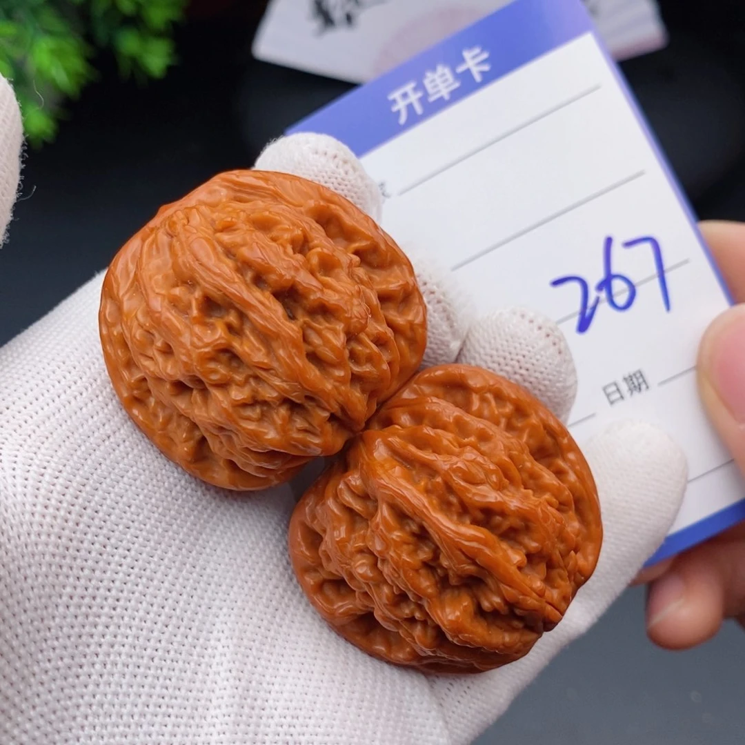 文玩核桃把件39虎头267