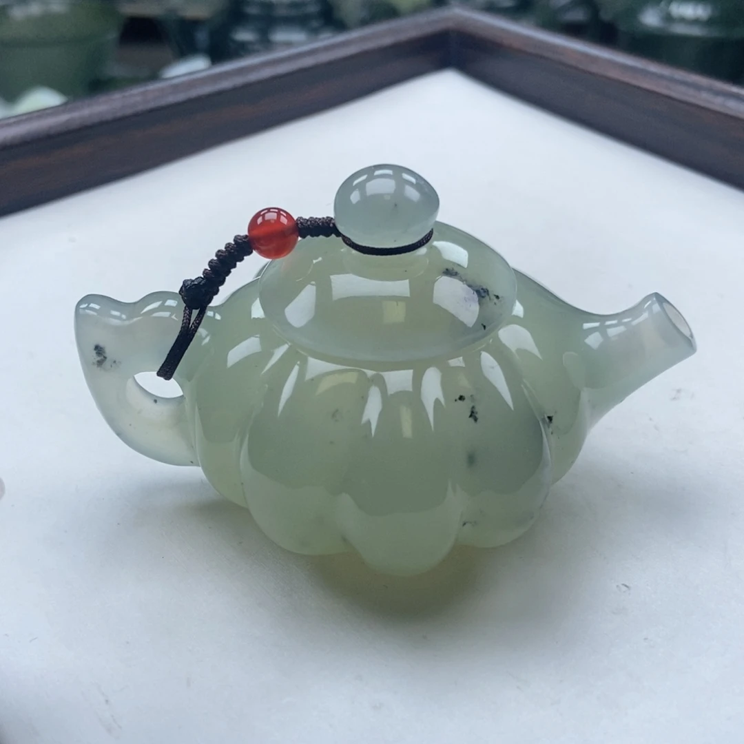 蛇纹石玉未镶嵌手把