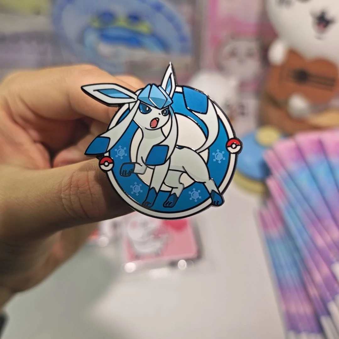 冰伊布金属吧唧绝版