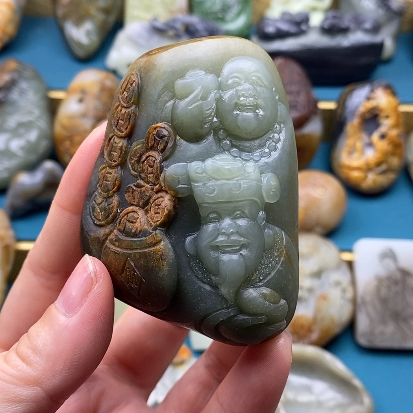 【闪购商品】未镶嵌和田玉把件和**样定制