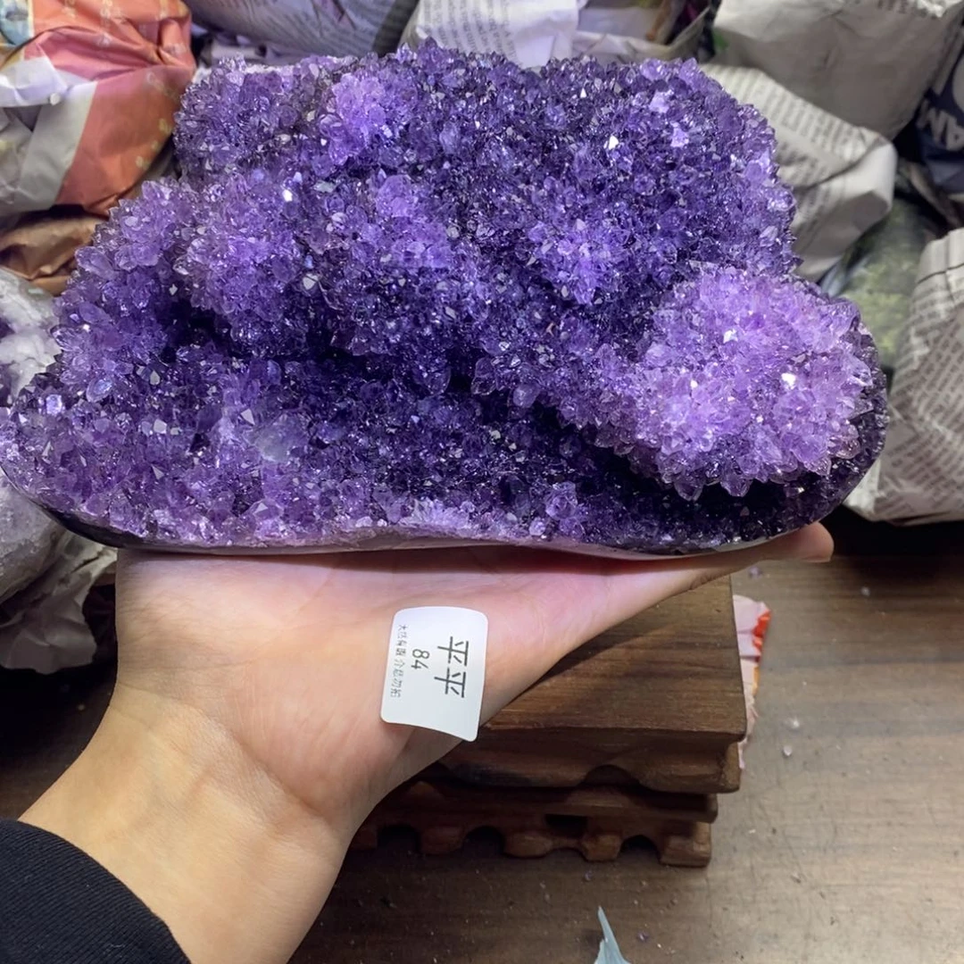 +***E未镶嵌紫晶大型摆件（非配饰）