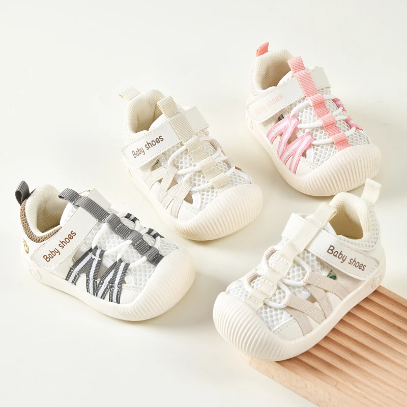 宝宝凉鞋男夏季学步鞋0一1-2岁婴儿防滑软底婴幼儿网鞋女宝宝鞋子