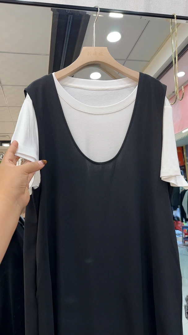 静版真两件套2真兜连衣裙