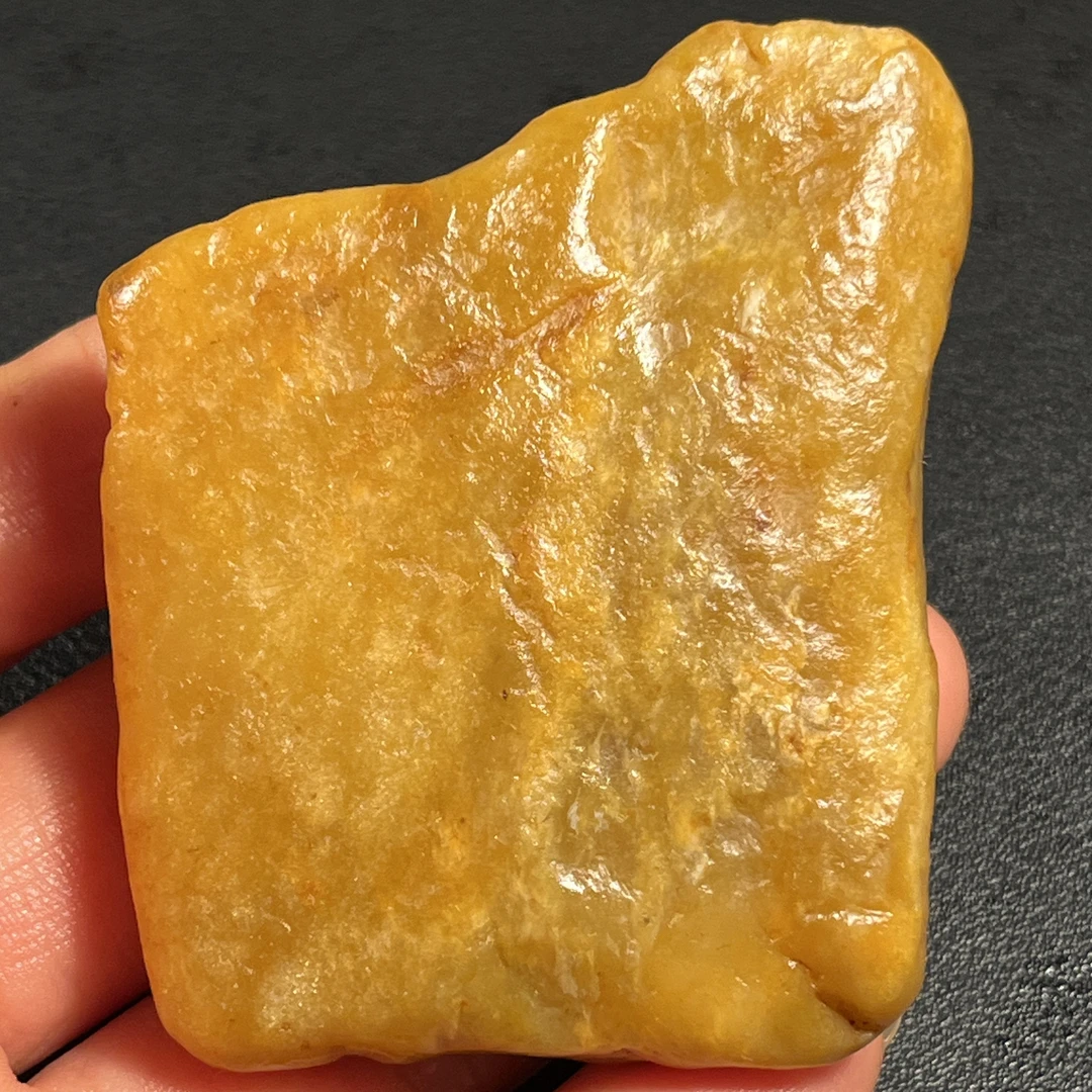 昌化石昌化田黄原石，重76克