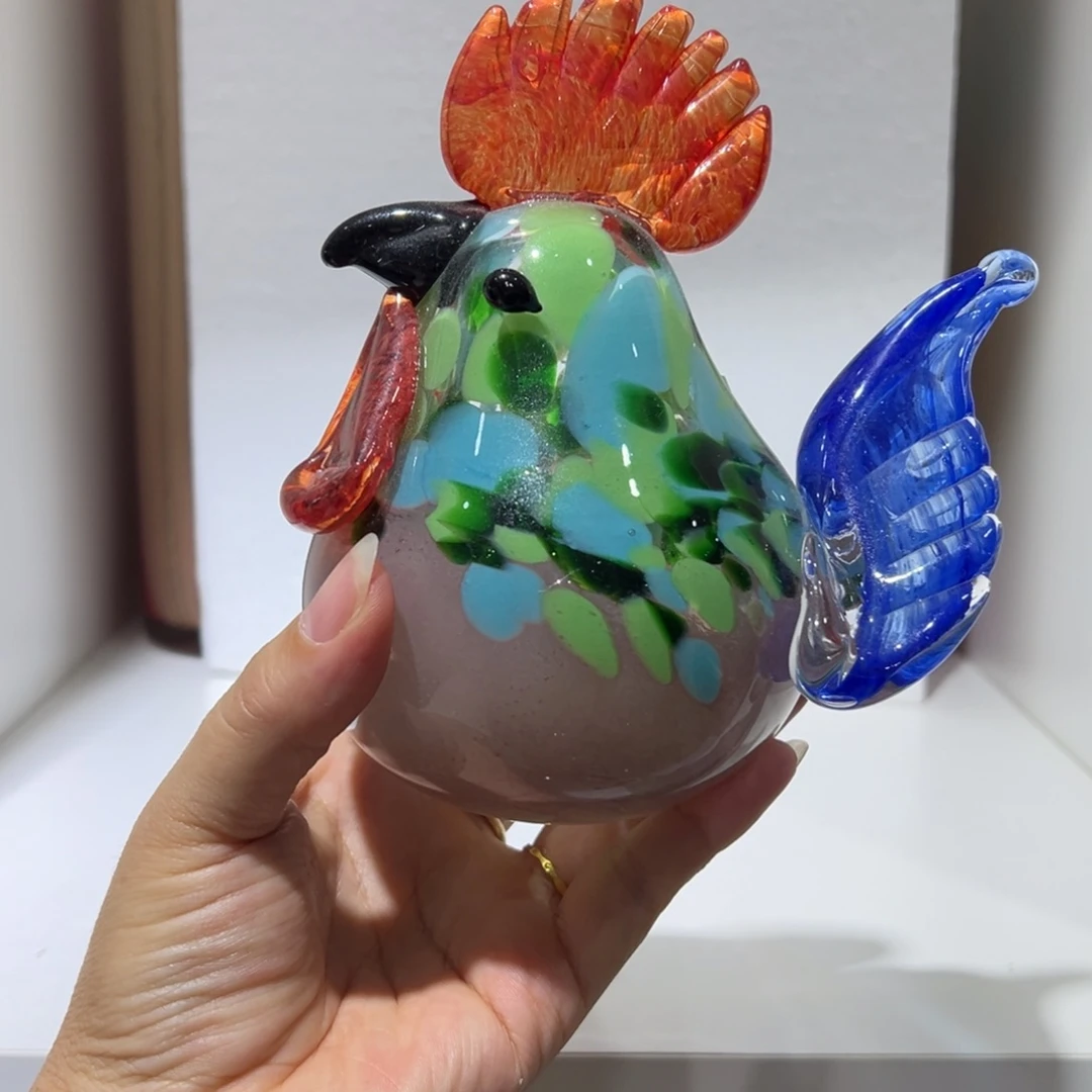 琉璃纯手工制作工艺品高15