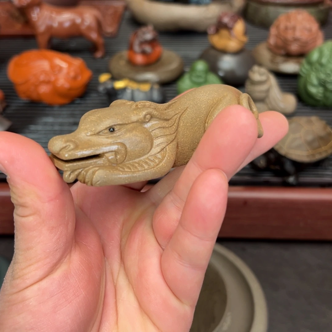 紫砂茶宠紫砂貔貅 微瑕