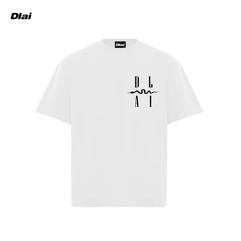 【乱打专属】黑标DLAI（签名基础）重磅纯棉男女t恤短袖25新款直喷