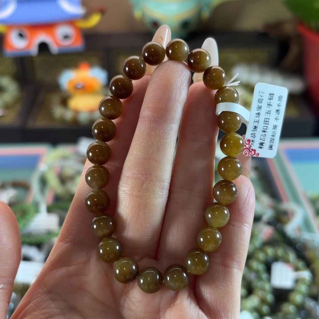 和田玉未镶嵌手串22