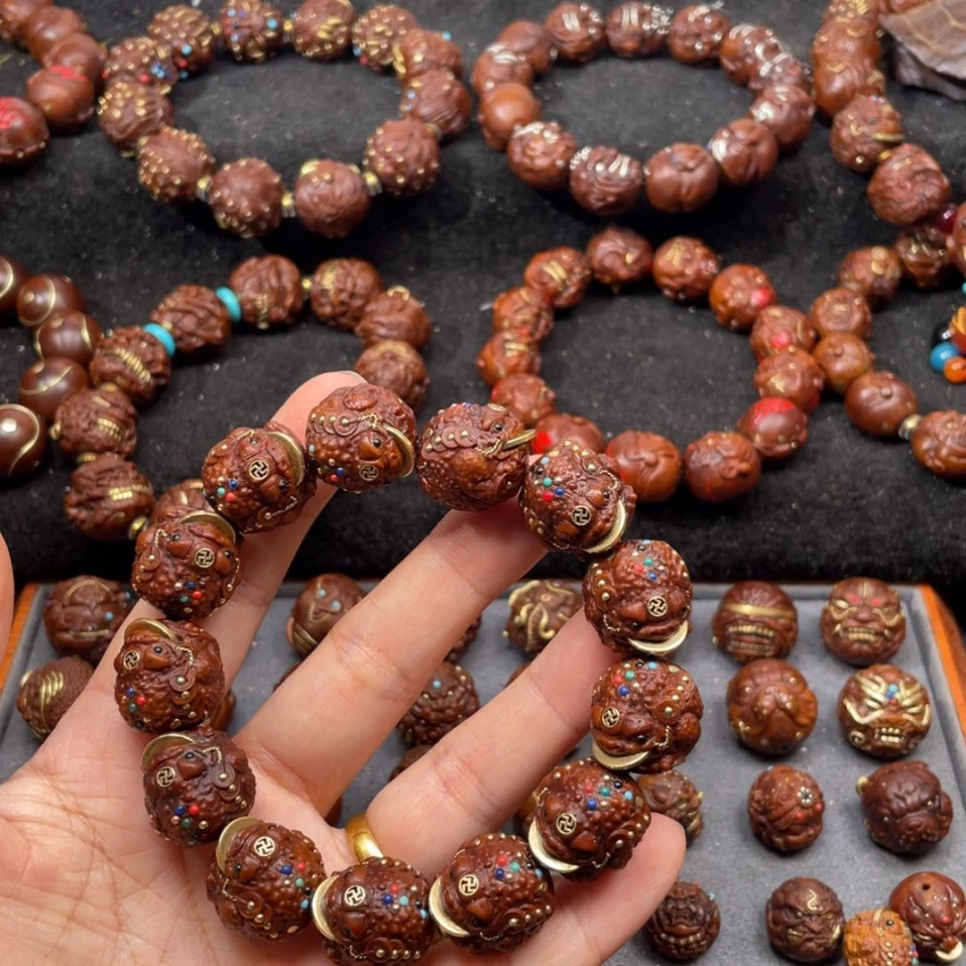 缘***你紫金鼠吊坠18七彩金蝉