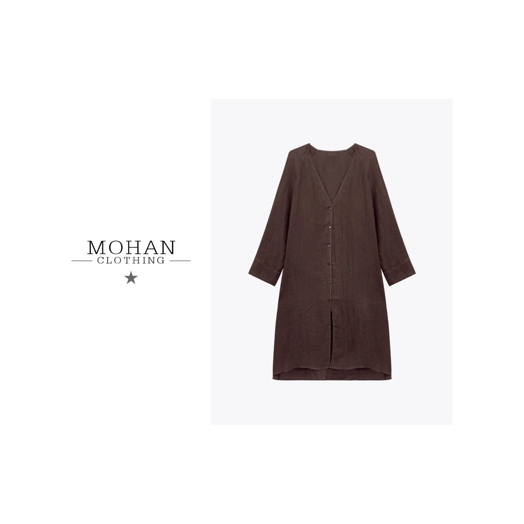 CLOTHING/墨含高奢潮流时尚舒适百搭设计师简约禅意外套WJ537