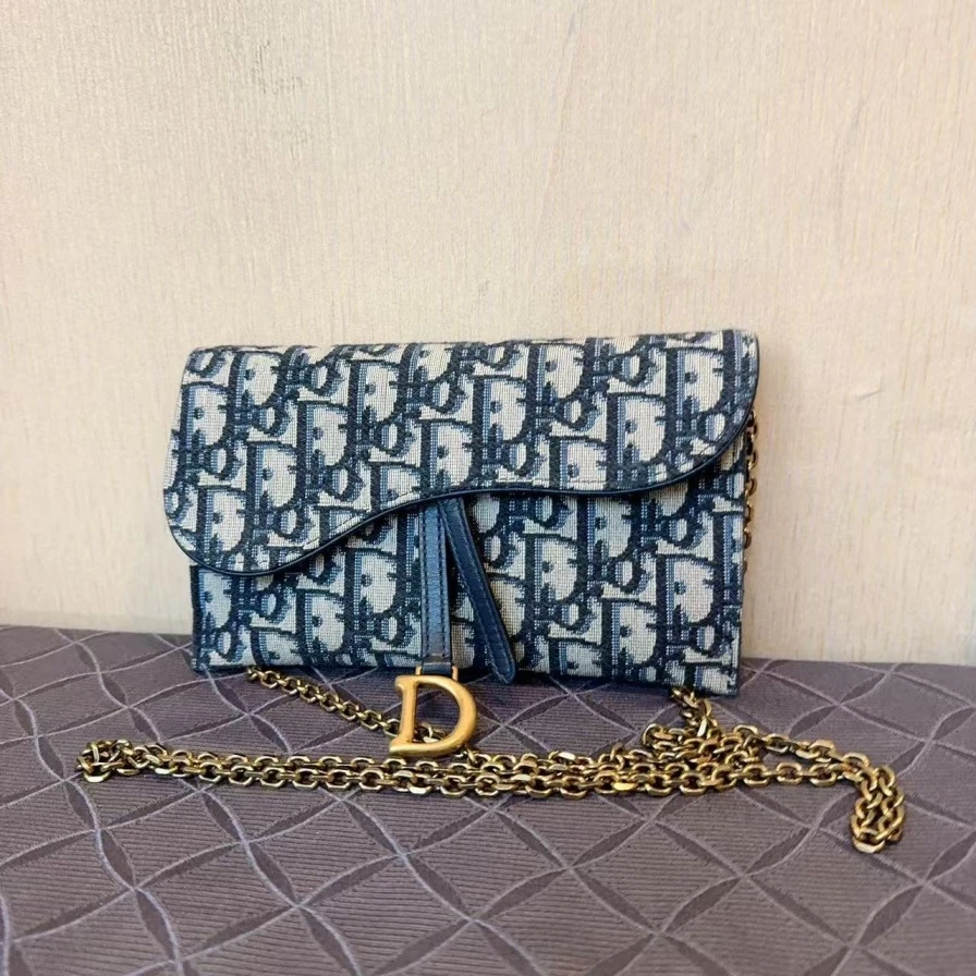 95新 DIOR/迪奥  老花二合一链条包 1216 8343