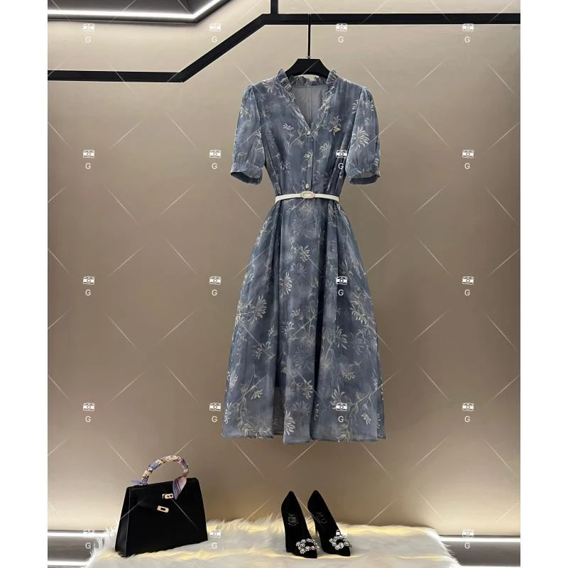 【甜心】春夏优雅百搭时尚显瘦气质连衣裙 GS-57151