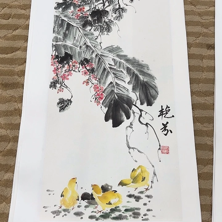 国画花鸟等多种鸟类的栖息70.35