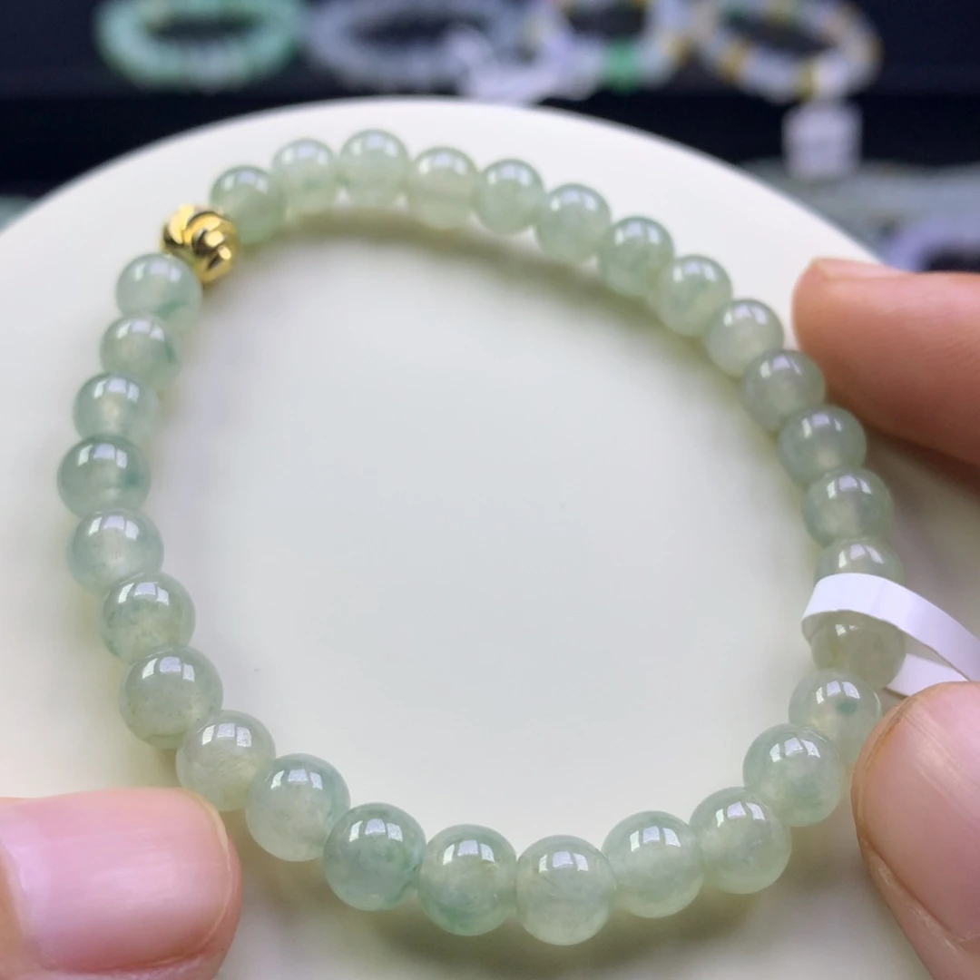 未镶嵌手串翡翠卡6