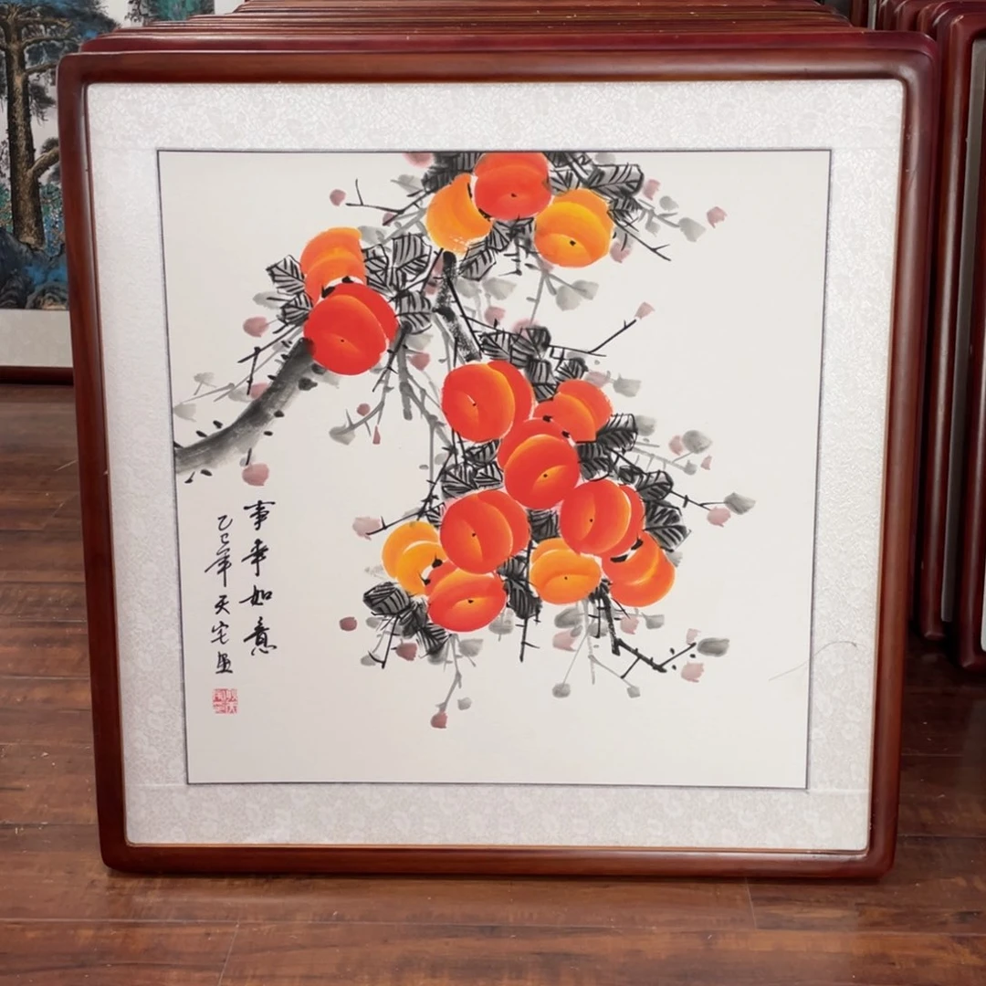 国画带框尺寸63*63厘米