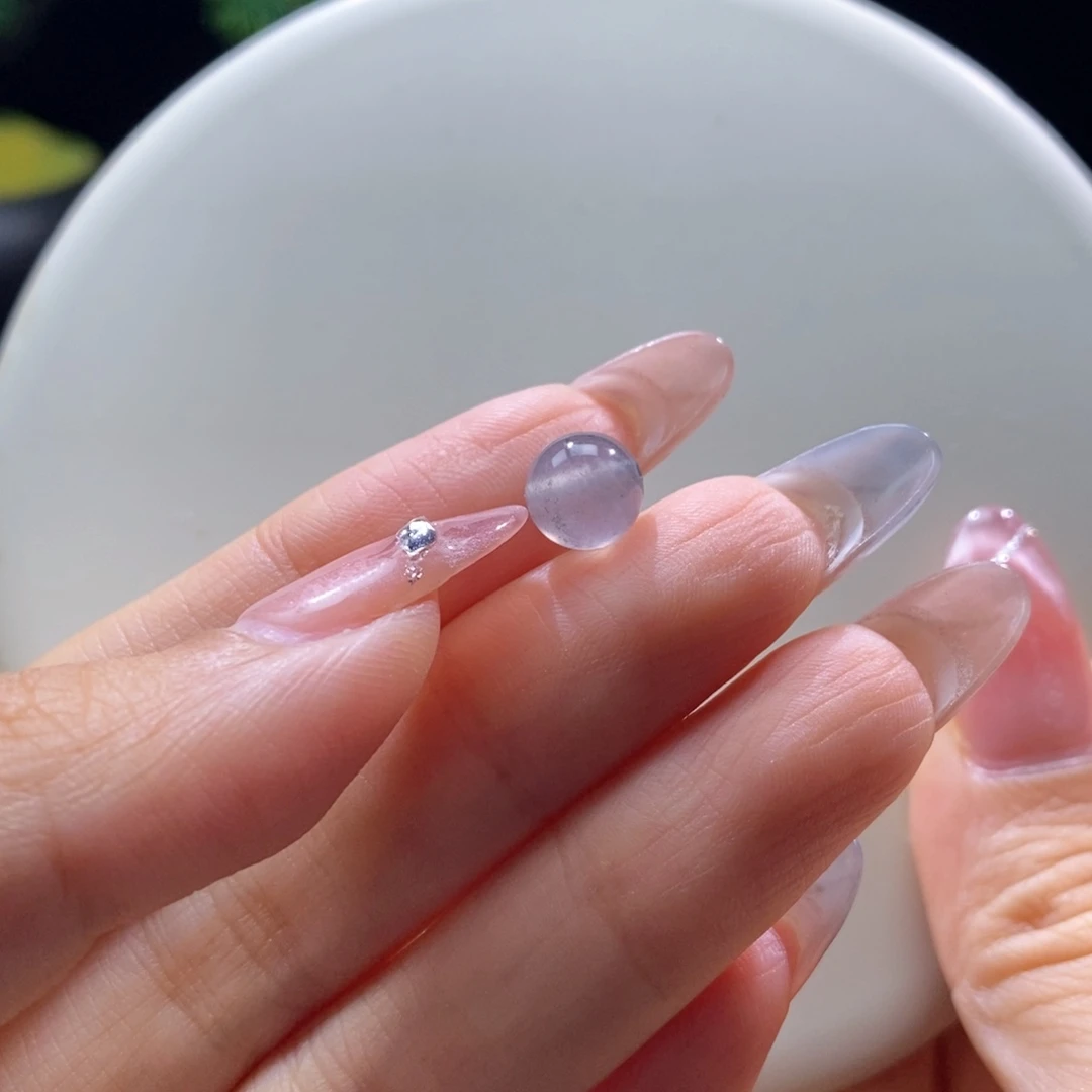 颈饰未镶嵌翡翠翡翠黑杠圆珠8.3mm