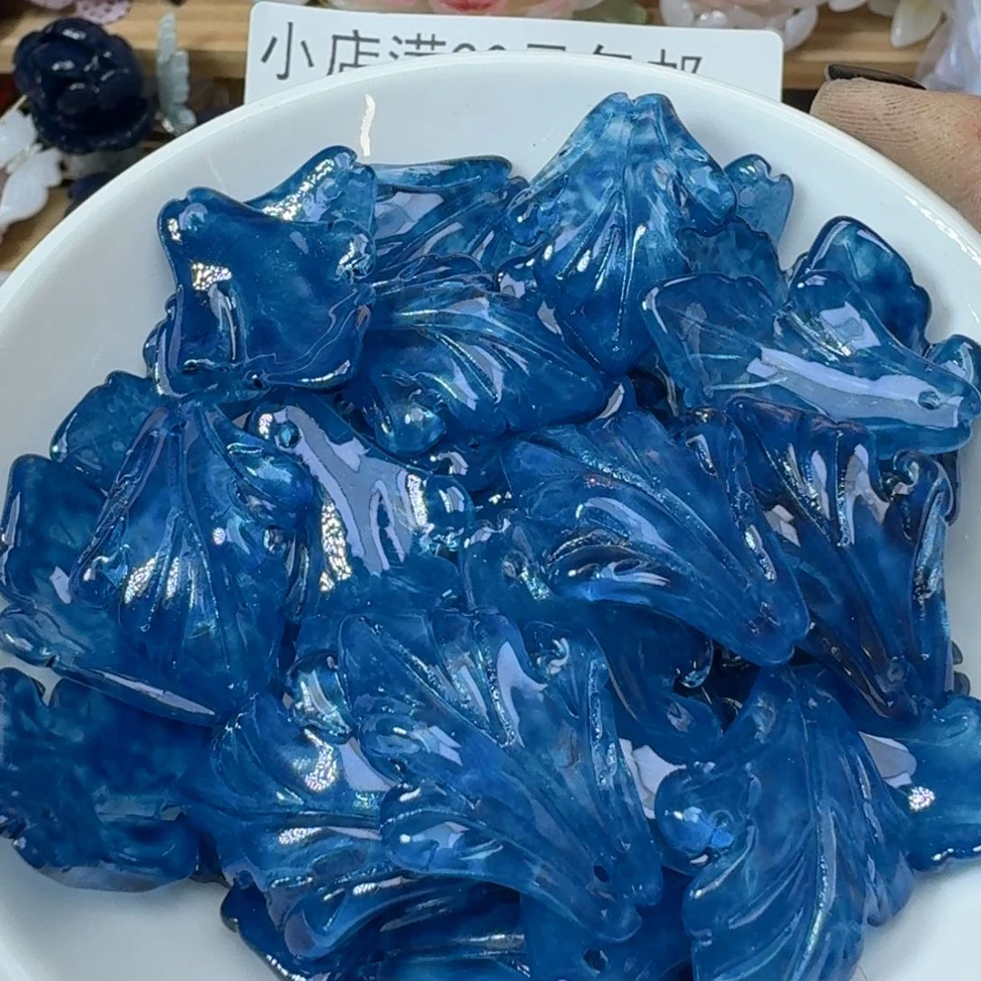 玻璃45号 新牡丹叶 五十个晕染