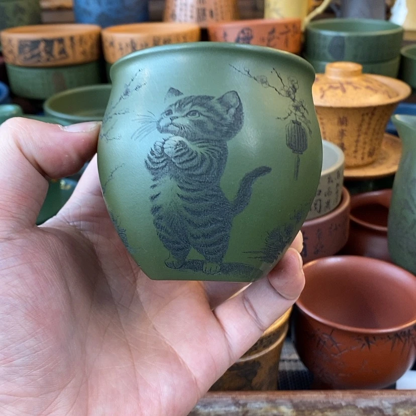 【闪购商品】紫砂杯子宜兴全手工紫砂杯