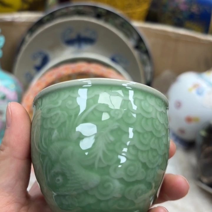 瓷片瓷器摆件 瓷器摆件