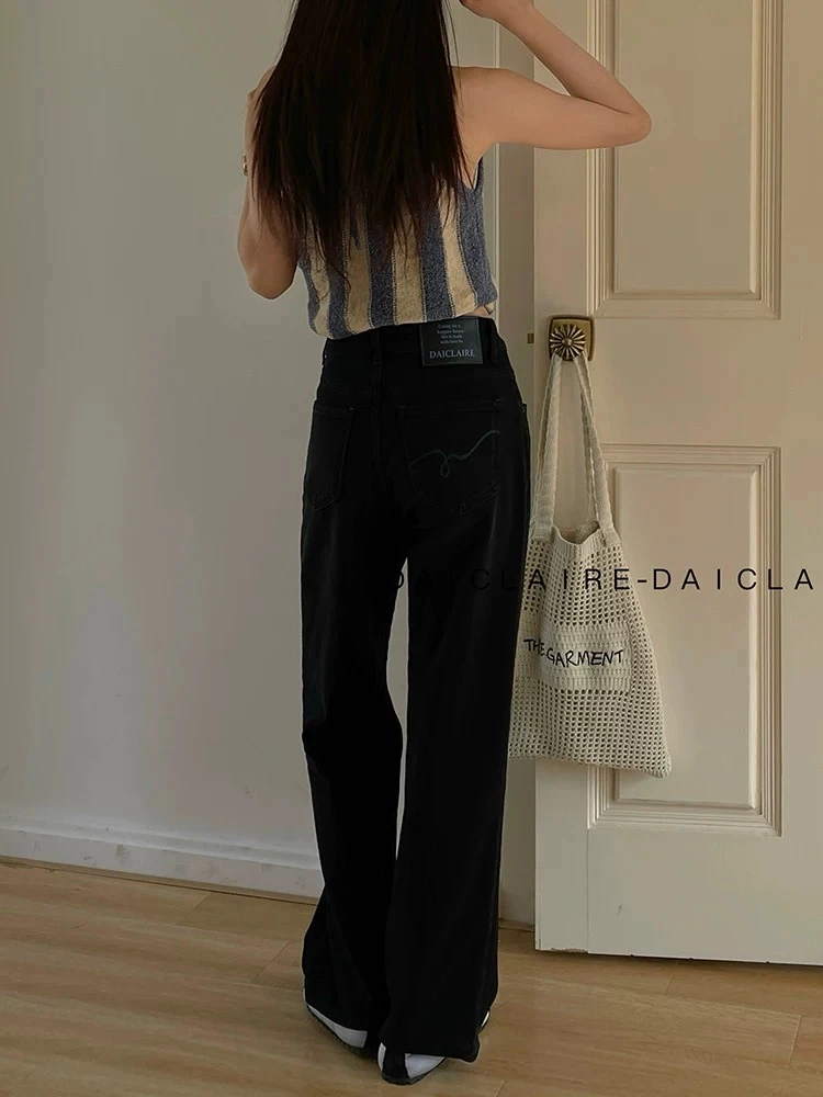 甜辣女孩！酷飒显瘦显高神裤！升级版！七黄金比例窄版直筒拖地裤