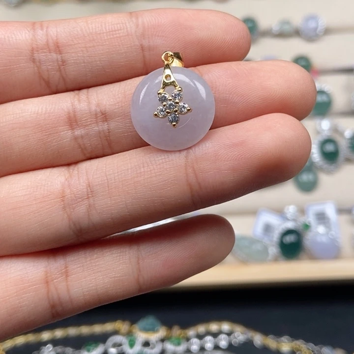 翡翠银S925镶嵌戒指