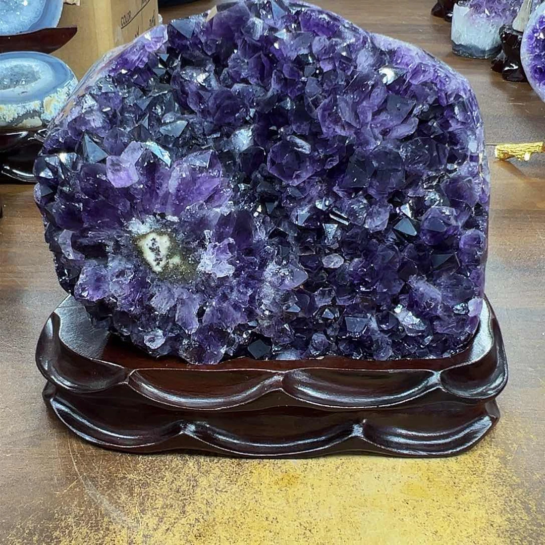 紫晶摆件未镶嵌晶体
