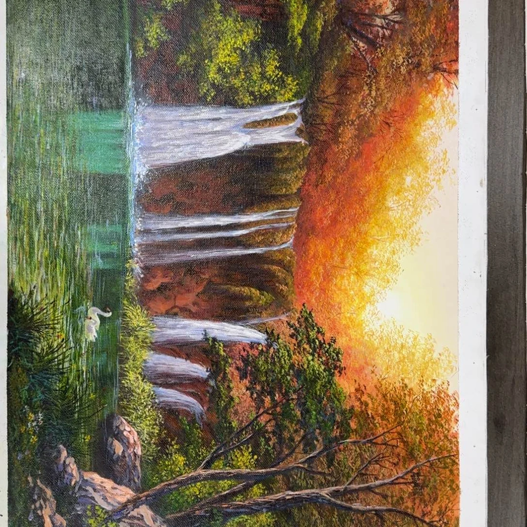 油画加油加油努力加油加油