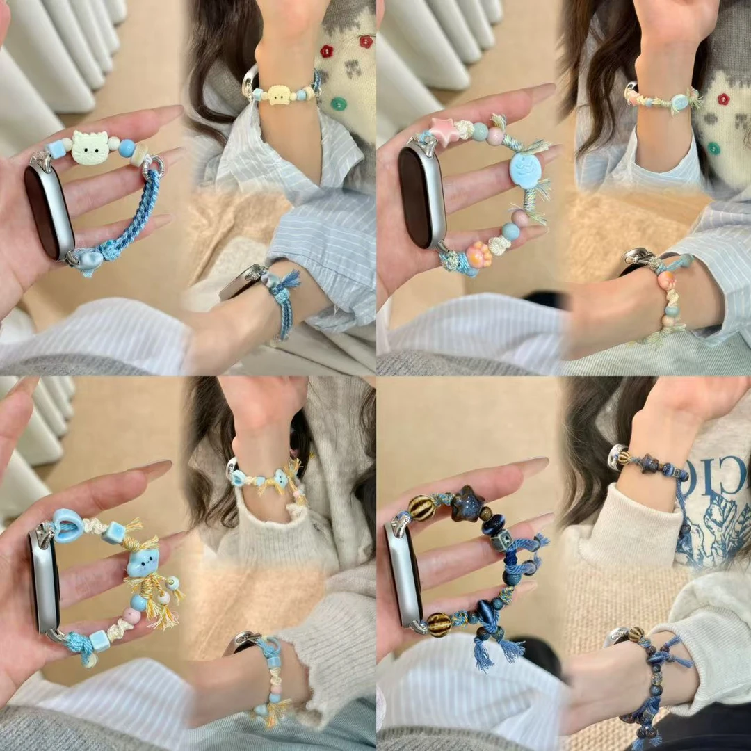 适用小米手环表带/红米手环/华为手环/GT5/4/3苹果手表iWatch表带